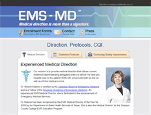 Tablet Screenshot of ems-md.com